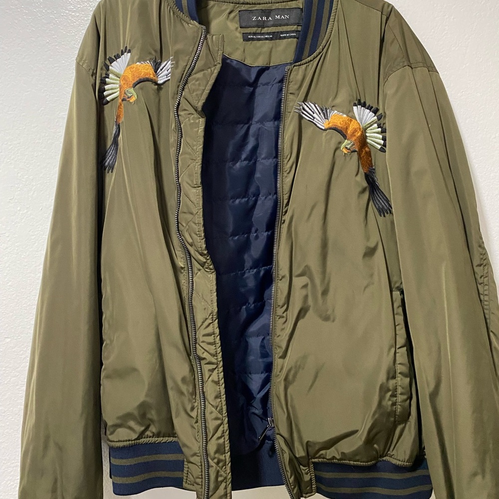 Zara man bomber jacket